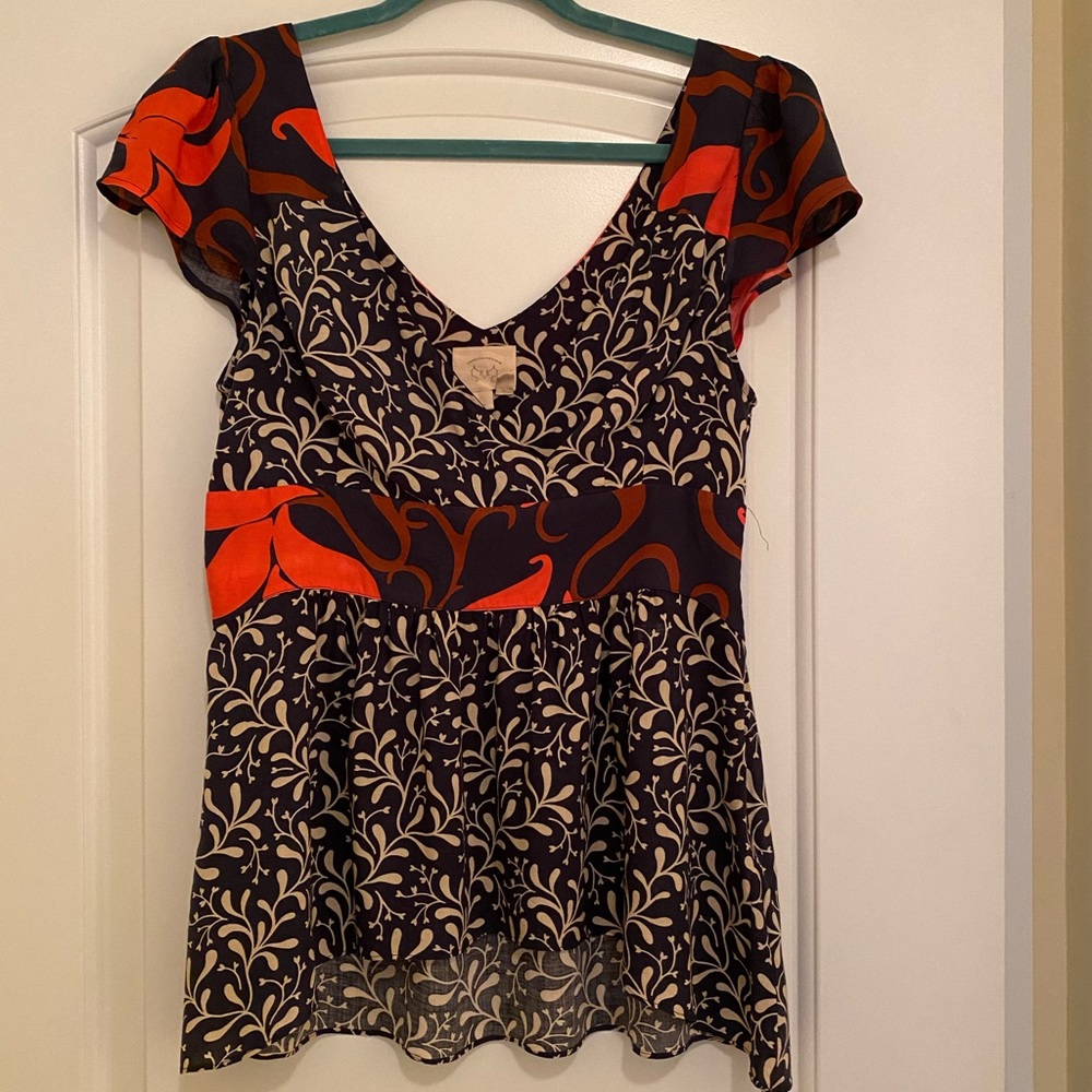 Anthro blouse